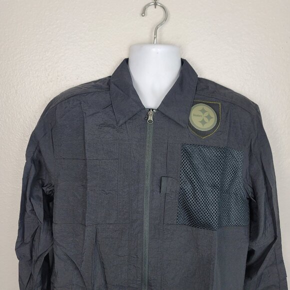 Nike Pittsburgh Steelers NFL Football Salute To Service Full Zip-Up Jacket Mens - Picture 6 of 11